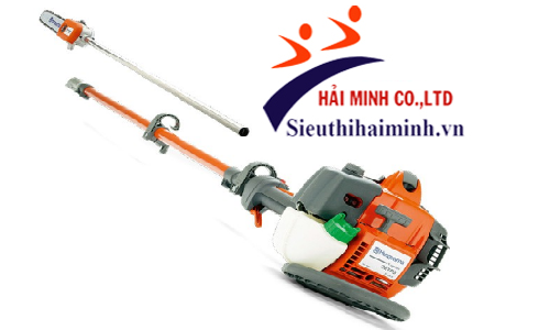 Máy cắt cành trên cao có thiết kế gọn nhẹ, có thể cắt cành cây với độ cao 5 mét